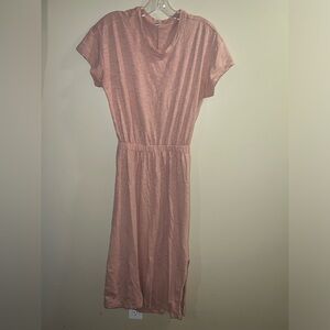 Peach MIDI Dress